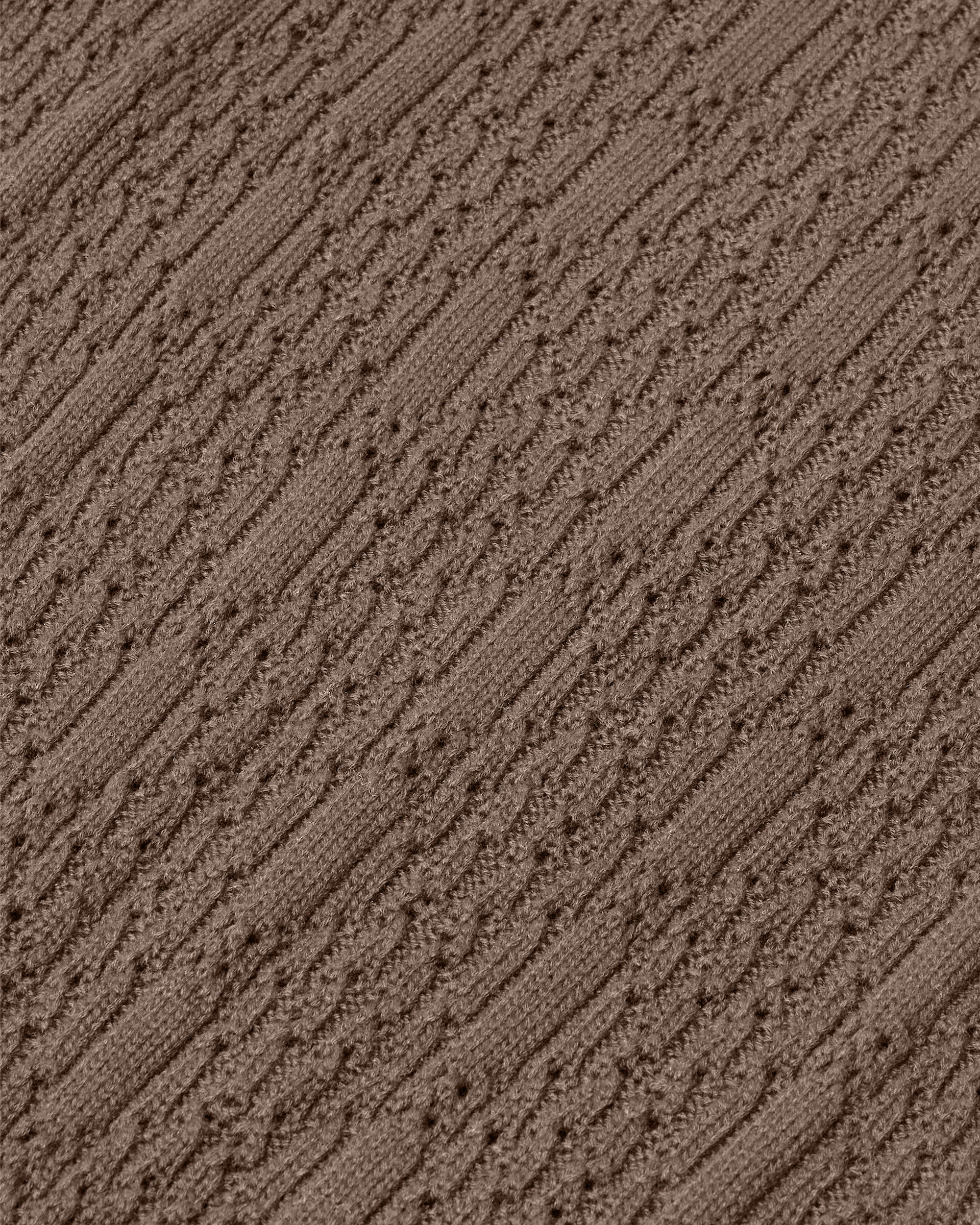 Diamond Knit Polo - Walnut - Image 4