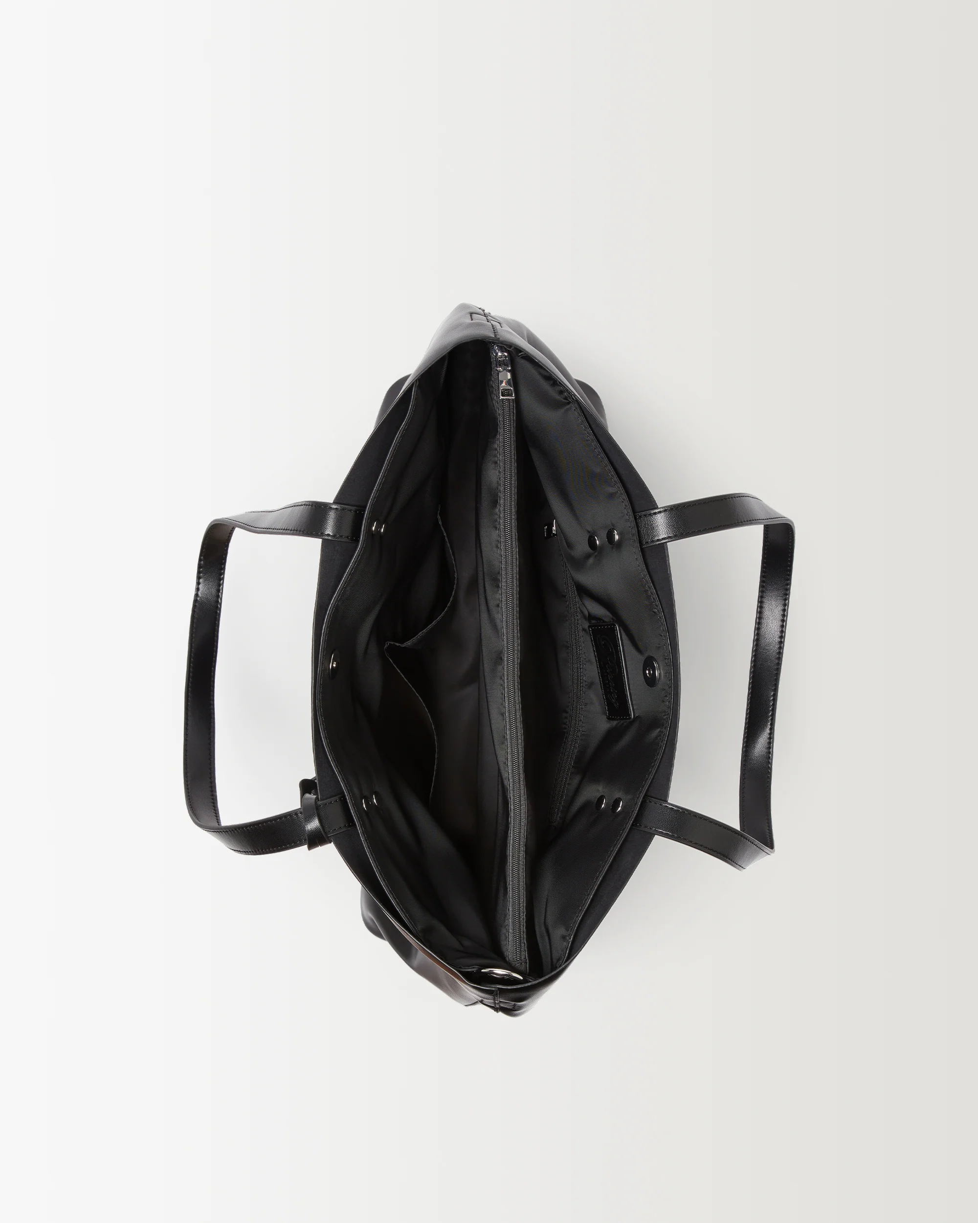 Everyday Leather Bag - Black - Image 4