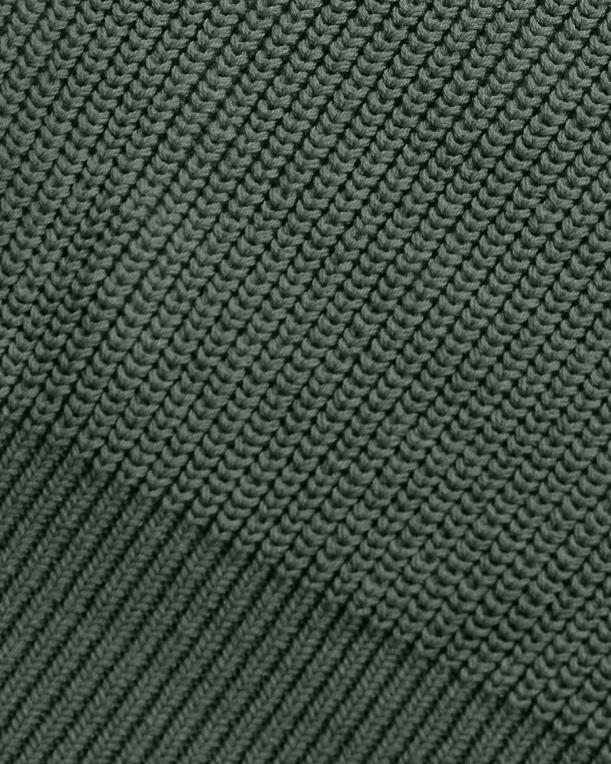 Knit Polo Sweater - Sage Green - Image 4