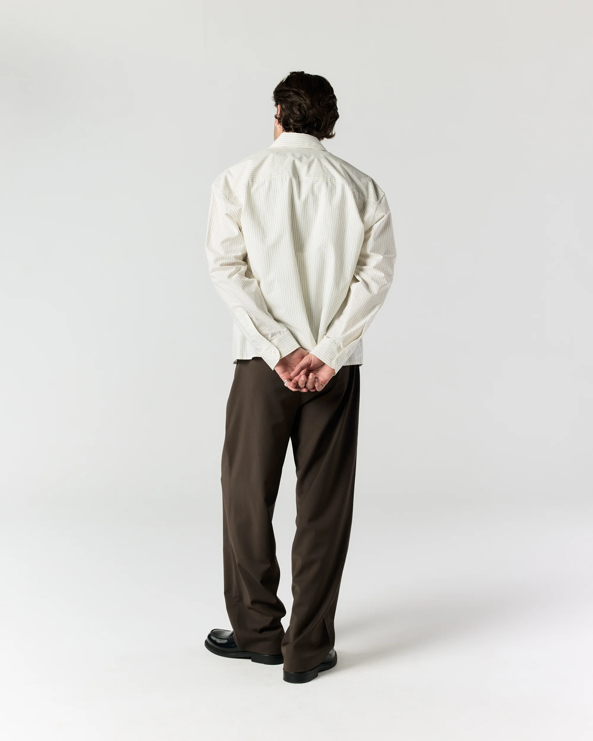 Everyday Shirt - Cream Stripe - Image 4