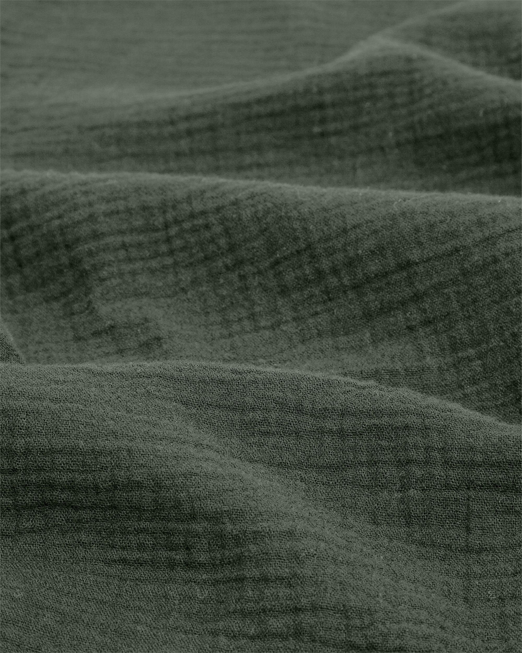 Short Sleeve Crinkle Shirt - Sage Green - Image 4