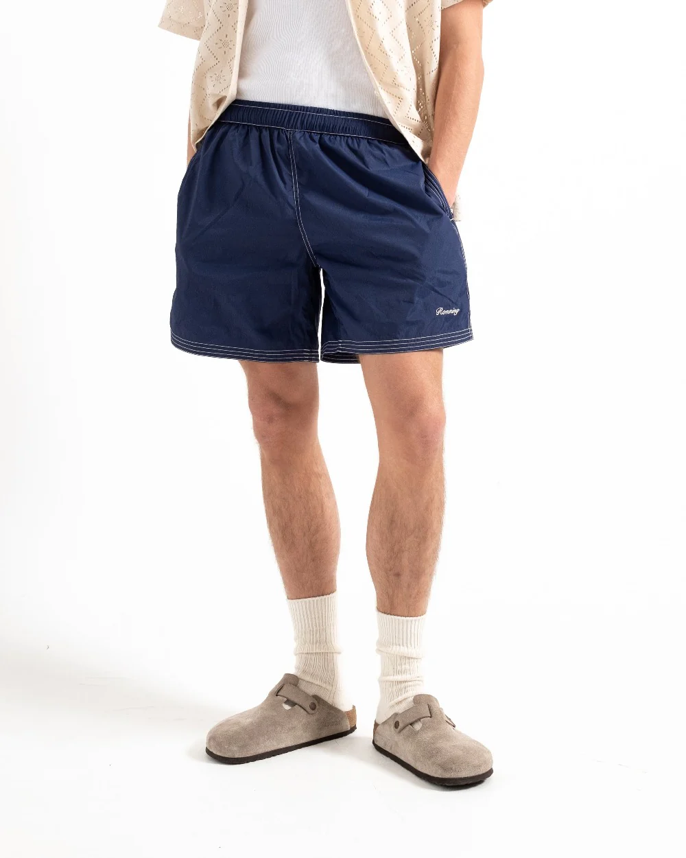 Swim Short - Navy - Image 4