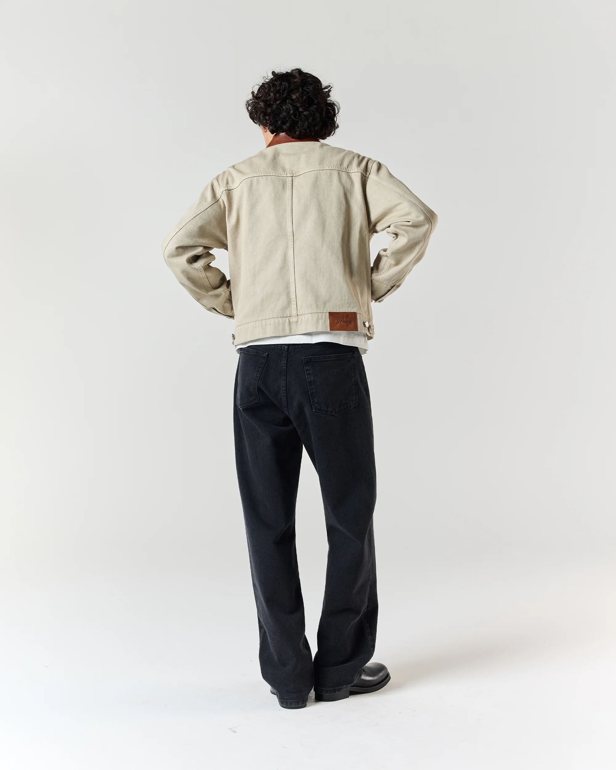 Utility Fireman Jacket - Washed Sand - Image 4